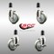 Service Caster 4 Inch 316SS Gray Poly Swivel 1-1/2 Inch Expanding Stem Caster Brake SCC, 2PK SCC-SS316EX20S414-PPUB-2-TLB-2-112 - alternate 6